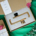 Dębowy haczyk na grzejnik łazienkowy drewniany z magnesem