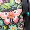 Szafka na klucze - Motyle i kwiaty - rezerwacja dla p. Joanny