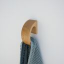 Drewniany Minimalistyczny Wieszak Na Ręczniki Jesion