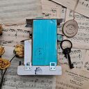 Wieszak turkusowy domek na klucze