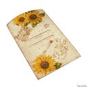 SŁONECZNIKI - deseczka pod kalendarz