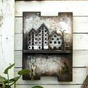 Drewniany wieszak na klucze - Spichrze nad Brdą