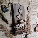 Rustykalny wieszak na klucze no 4