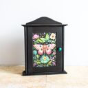 Szafka na klucze - Motyle i kwiaty - rezerwacja dla. Joanny