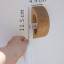 Drewniany Minimalistyczny Wieszak Na Ręczniki Jesion