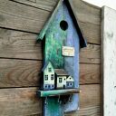 Drewniany wieszaczek na klucze - Leśny Zakątek