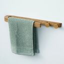 Dębowy Wieszak przyklejany idealny do małych przestrzeni