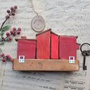 Wieszak z miasteczkiem w którym mieszka miłość No 1