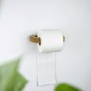 Dębowy uchwyt na papier toaletowy samoprzylepny