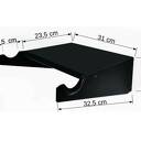 Wieszak na rower / wieszak rowerowy kolor czarny