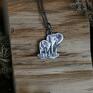 biżuteria ze słoniami wisiorki słoniki na szczęście wisiorek srebra wg autorskiego projektu