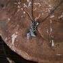 srebrne jeleń mini wisiorek z jeleniem ze srebra biżuteria ze zwierzętami