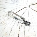 Kryształ górski S219 - ręcznie robiony wisiorek wire wrapping