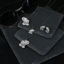 Słonie mini wisiorek ze srebra próby 925