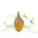 Agat brazylijski - ręcznie robiony wisiorek wire wrapping z miedzią i hematytem
