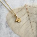 Koń mini wisiorek ze złoconego srebra