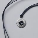 Okrągły wisior ze srebra 925 z kryształem Swarovski Elements