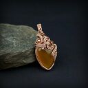 Agat brazylijski wisiorek wire wrapping