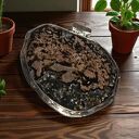 Artystyczny wisior z agatem druzy