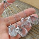 Naszyjnik: duży wisiorek grono kryształ górski