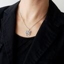 Wisiorek Orzeł z Akwamarynem Srebrny (bez łańcuszka)