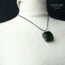 Autorski zielony wisior ze szkła fusing - handmade na indywidualne zamówienie