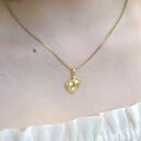 Stópki II pozłacane - zawieszka srebrna