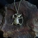 srebrny wisiorek mysz (bez łańcuszka)