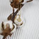 Koń mini wisiorek ze złoconego srebra