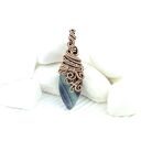 Fluoryt wisiorek wire wrapping