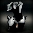 Wisiorek z turmalinem na prezent - miedziany wire wrapping