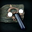 Wisiorek Noc Kairu - miedziany wire wrapping