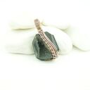 Agat z druzą wisiorek wire wrapping