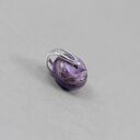 Czaroit i srebro 925 - delikatny wisiorek handmade