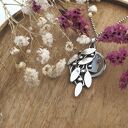 Zawieszka leśna driada II - srebrny wisiorek 925 handmade