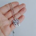 Wisiorek Orzeł z Akwamarynem Srebrny (bez łańcuszka)