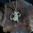 srebrny wisiorek mysz (bez łańcuszka)