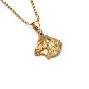 Koń mini wisiorek ze złoconego srebra