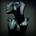 Wisiorek z agatem w technice wire wrapping