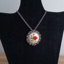 Ręcznie haftowany wisior DLA MARIANNY