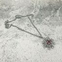 Medalion chainmaille - kryształ Swarovskiego