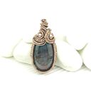 Wisiorek z agatem wire wrapping