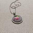 Ręcznie haftowany wisior DLA GRAŻYNY