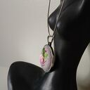 Ręcznie haftowany wisior DLA GRAŻYNY