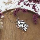 Zawieszka Leśna Driada I - srebrny wisiorek handmade 0,925
