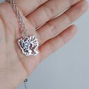 Wisiorek Orzeł z Akwamarynem Srebrny (bez łańcuszka)