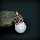Wisiorek wire wrapping z agatem