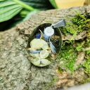 Wisiorek z hortensjami w żywicy z1283 - Herbarium Jewelry