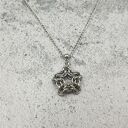 Wisiorek chainmaille - stalowa gwiazda