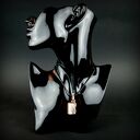 Selenit wisiorek wire wrapping